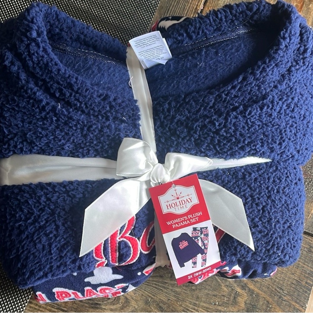 Cozy Blue Fleece Pajama Set